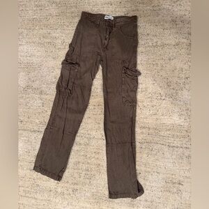 Zara Brown Cargo Pants